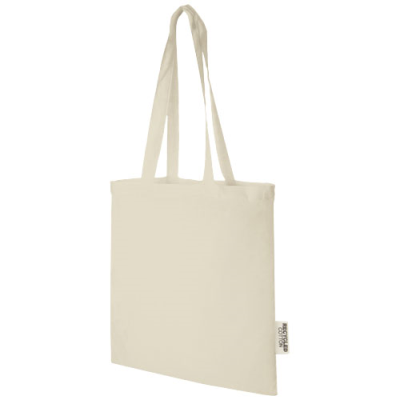 Picture of MADRAS 140 G & M2 GRS RECYCLED COTTON TOTE BAG 7L in Natural