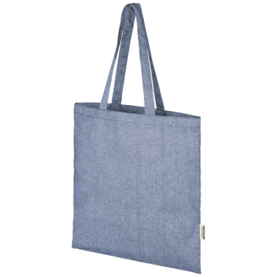 Picture of PHEEBS 150 G & M² AWARE™ RECYCLED TOTE BAG in Heather Blue.