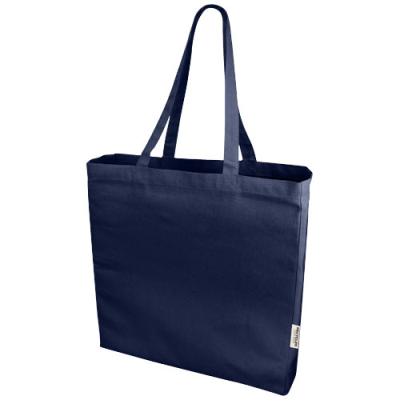 Picture of ODESSA 220 G & M² RECYCLED TOTE BAG in Navy.