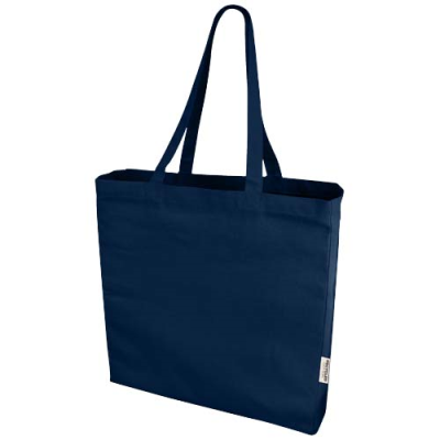 Picture of ODESSA 220 G & M² RECYCLED TOTE BAG in Navy.