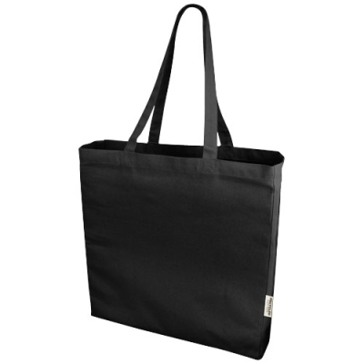 Picture of ODESSA 220 G & M² RECYCLED TOTE BAG in Solid Black