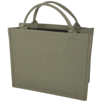 Picture of PAGE 500 G & M² AWARE™ RECYCLED BOOK TOTE BAG in Green.