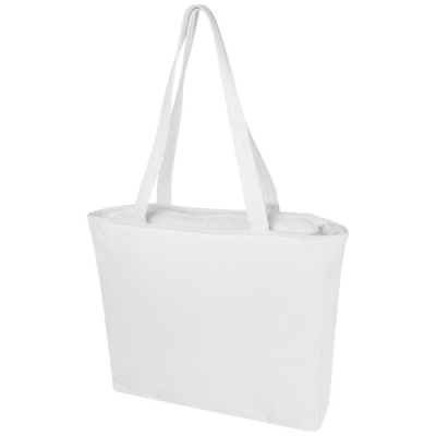 Picture of WEEKENDER 500 G & M² AWARE™ RECYCLED TOTE BAG in White.