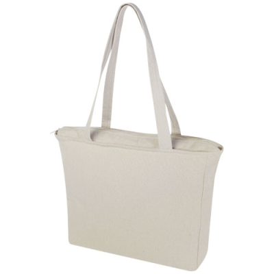Picture of WEEKENDER 500 G & M² AWARE™ RECYCLED TOTE BAG in Oatmeal.