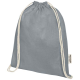 Picture of OREGON 140 G & M² GRS RECYCLED COTTON DRAWSTRING BAG