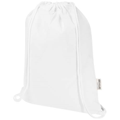 Picture of OREGON BLEND 140 G & M² GRS RECYCLED DRAWSTRING BAG 5L