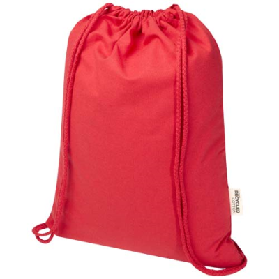 Picture of OREGON BLEND 140 G & M² GRS RECYCLED DRAWSTRING BAG 5L