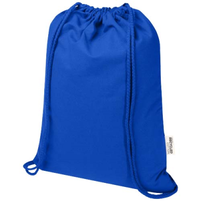 Picture of OREGON BLEND 140 G & M² GRS RECYCLED DRAWSTRING BAG 5L