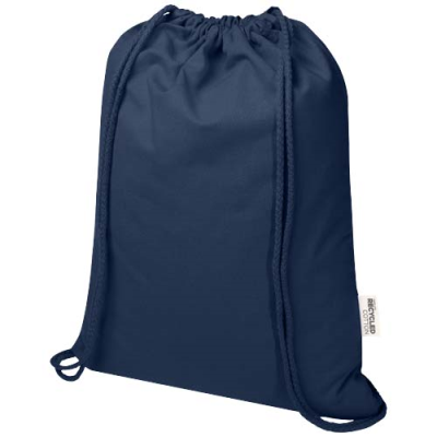 Picture of OREGON BLEND 140 G & M² GRS RECYCLED DRAWSTRING BAG 5L
