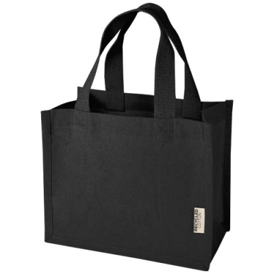 Picture of ODESSA 220 G & M² GRS RECYCLED COTTON MINI GUSSET TOTE BAG 9L.