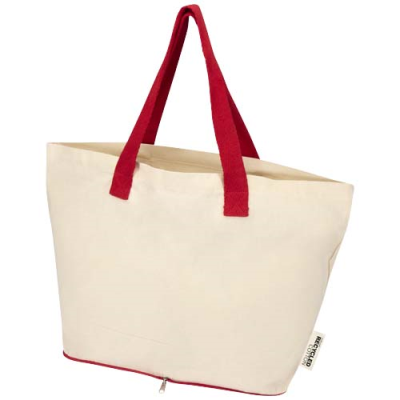 Picture of SIERRA 140 G & M² GRS RECYCLED FOLDING COTTON TOTE BAG 7L
