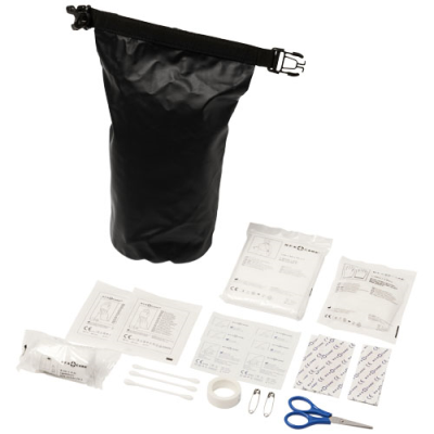 Picture of ALEXANDER 30-PIECE FIRST AID WATERPROOF BAG in Black Solid