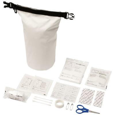 Picture of ALEXANDER 30-PIECE FIRST AID WATERPROOF BAG in White Solid
