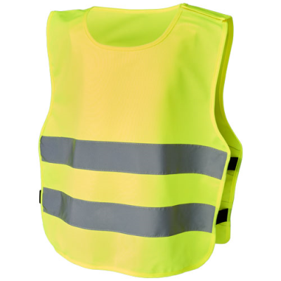 RFX™ ODILE XXS SAFETY VEST with Hook&Loop for Childrens Age 3-6 in Neon Fluorescent Yellow.