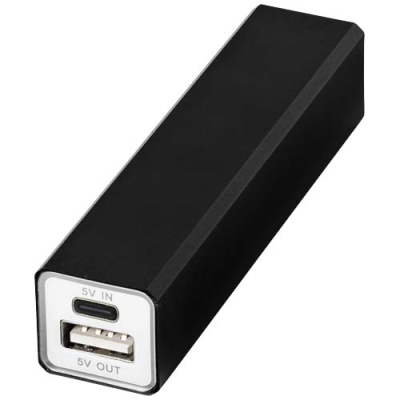 Picture of VOLT 2200 MAH POWER BANK in Solid Black.