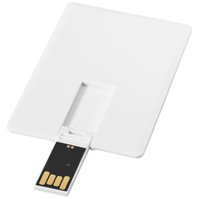 Picture of SLIM CARD-SHAPED 2GB USB FLASH DRIVE in White