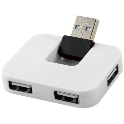 Picture of GAIA 4-PORT USB HUB in White Solid