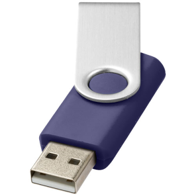 Picture of ROTATE-BASIC 16GB USB FLASH DRIVE in Royal Blue.