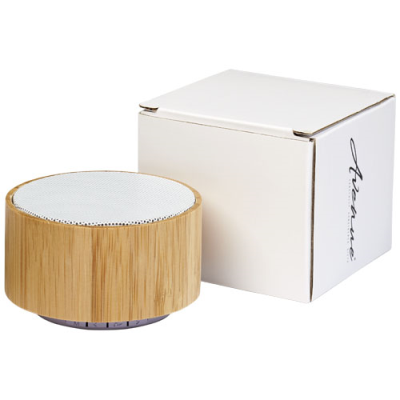 Picture of COSMOS BAMBOO BLUETOOTH® SPEAKER in Natural & White