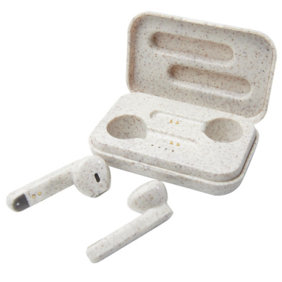 Picture of NANTAI WHEAT STRAW TRUE CORDLESS EARBUDS in Beige