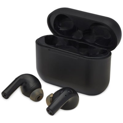 Picture of BRAAVOS 2 TRUE CORDLESS AUTO PAIR EARBUDS in Solid Black.