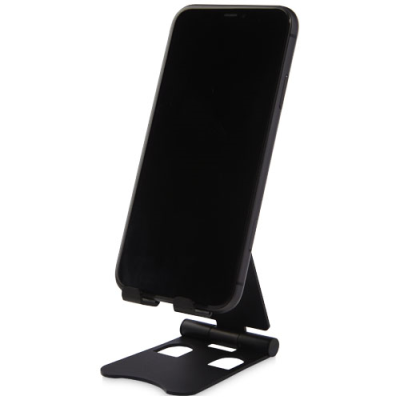 Picture of RISE FOLDING PHONE STAND in Solid Black.