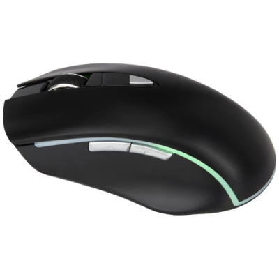 Picture of GLEAM LIGHT-UP MOUSE in Solid Black.