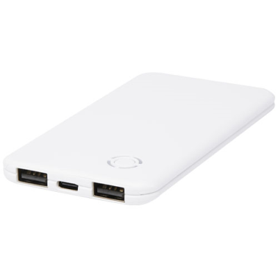 Picture of SLENDER 4000 MAH SLIM DUAL POWER BANK in White