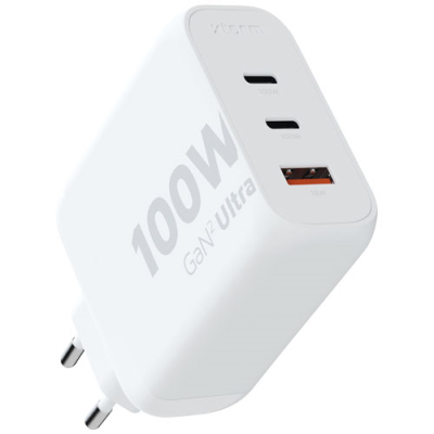 Picture of XTORM XEC100 GAN² ULTRA 100W WALL CHARGER in White.
