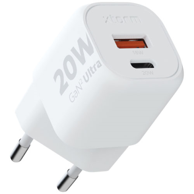 Picture of XTORM XEC020 GAN² ULTRA 20W WALL CHARGER in White.