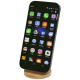 Picture of ALCOR RECYCLED PLASTIC FOLDEABLE MAGNETIC PHONE STAND with Bamboo Details