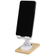 Picture of ALFIRK RECYCLED PLASTIC FOLDEABLE DESK PHONE STAND with Bamboo Details