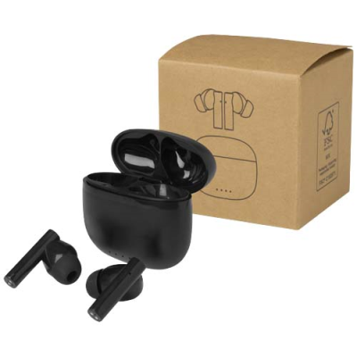 Picture of ALTERF RECYCLED PLASTIC TRUE CORDLESS BLUETOOTH® HEAD SET with Silicon Eartips