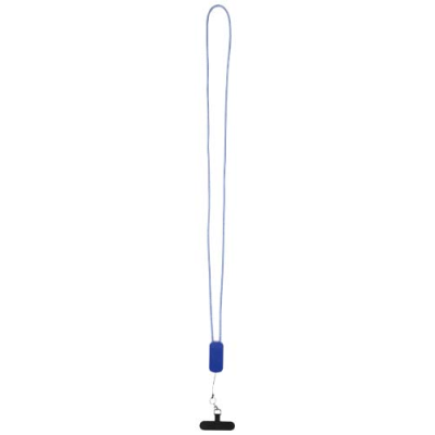 Picture of ANSER RECYCLED PLASTIC SMARTPHONE LANYARD with 27W 5-In-1 Built-In Cable