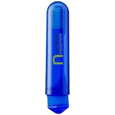 Picture of TROTT TRAVEL-SIZED TOOTHBRUSH in Clear Transparent Royal Blue