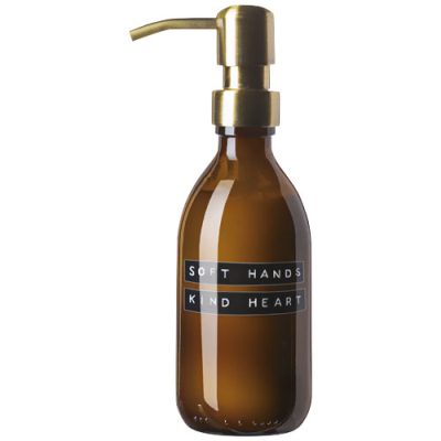 Picture of WELLMARK SOFT HANDS 250 ML HAND LOTION DISPENSER in Amber Heather.