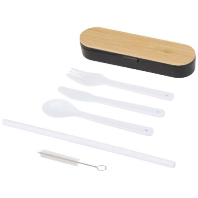 Picture of RUNA CUTLERY SET with Bamboo Lid
