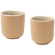 Picture of MALE 90 ML CERAMIC POTTERY ESPRESSO CUP - SET OF 2