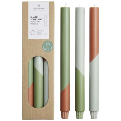 Picture of ORIGINALHOME EDEN DIAGONAL CANDLE - SET OF 3.