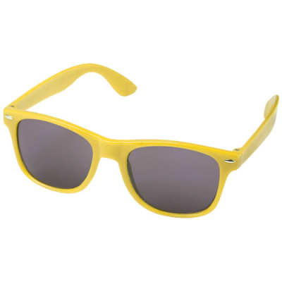 Picture of SUN RAY RPET SUNGLASSES in Yellow.