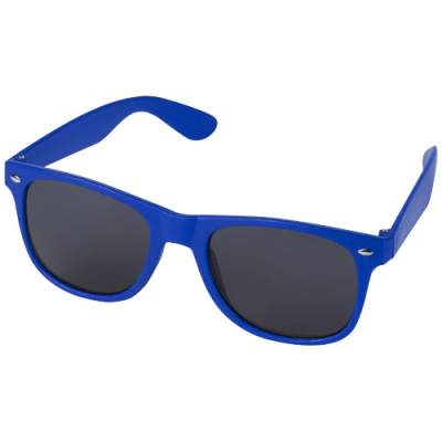 Picture of SUN RAY RECYCLED PLASTIC SUNGLASSES in Royal Blue