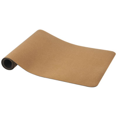 Picture of TRIKONA CORK YOGA MAT in Natural.