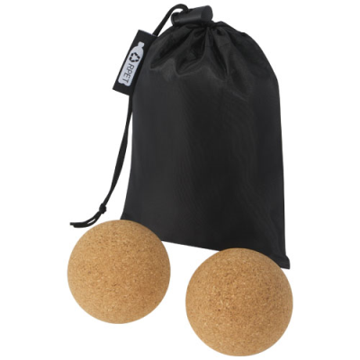 Picture of TRIKONA CORK YOGA BALL in Natural