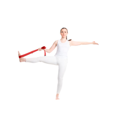 Picture of VIRABHA RPET YOGA STRAP in Red