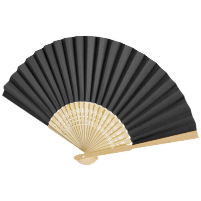 Picture of CARMEN HAND FAN in Solid Black.