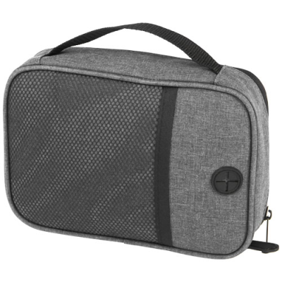 Picture of ROSS GRS RPET TECH POUCH 1L in Heather Grey.