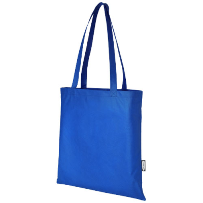 Picture of ZEUS GRS RECYCLED NON-WOVEN CONVENTION TOTE BAG 6L in Royal Blue.