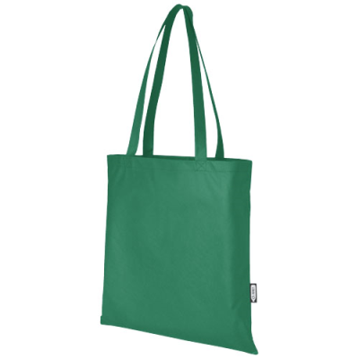 Picture of ZEUS GRS RECYCLED NON-WOVEN CONVENTION TOTE BAG 6L in Green.