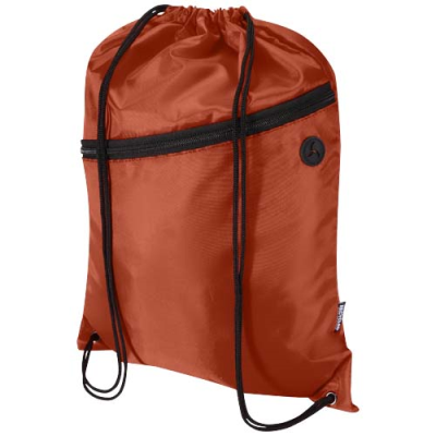 Picture of ORIOLE RPET DRAWSTRING BAG with Zip Front Pocket 5L