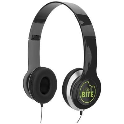 Picture of CHEAZ FOLDING HEADPHONES in Black Solid